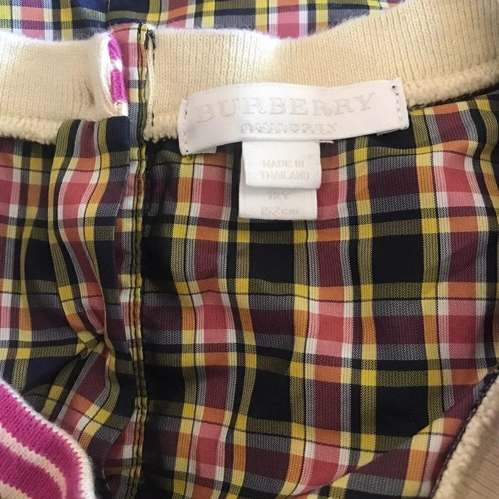 Burberry plaid Romper playsuit 12